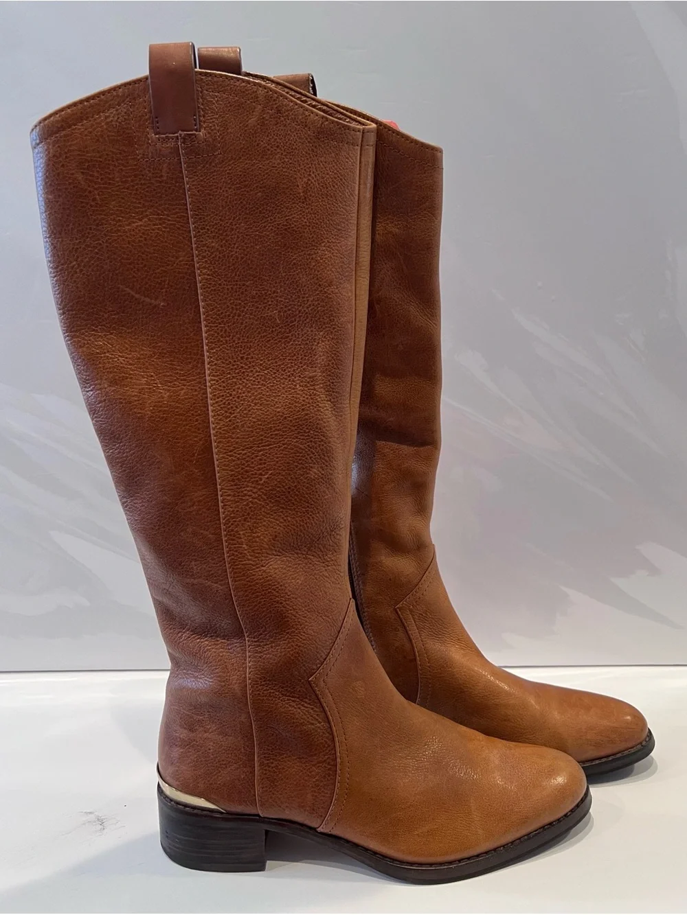 Louise Et Cie Lo-Zada Chestnut Women's Tall Leather Riding Boot